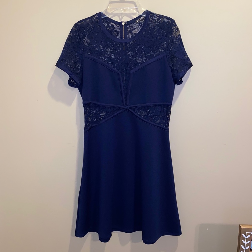 Navy Dress from Express